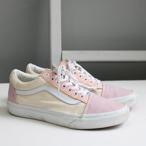 Vans Old Skool Pastel Color Block Sneakers VN0007NTBS5 Size 10 W / 8.5 M - Picture 1 of 7